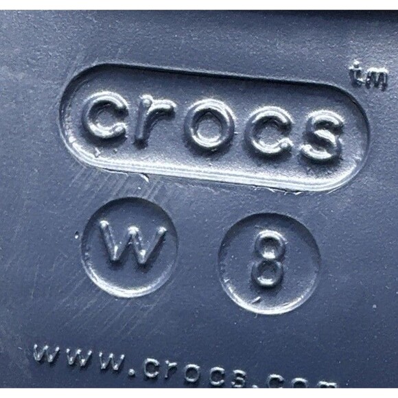 Crocs Monterey Bead Strap Womens Navy Blue Wedge Sandals - Picture 7 of 7